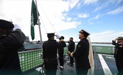 القوات البحرية تدشن سفينة “جلالة الملك حائل” في إسبانيا (صور)