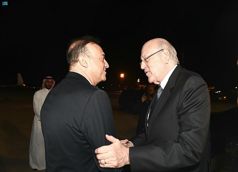 رئيس الوزراء اللبناني يغادر الرياض