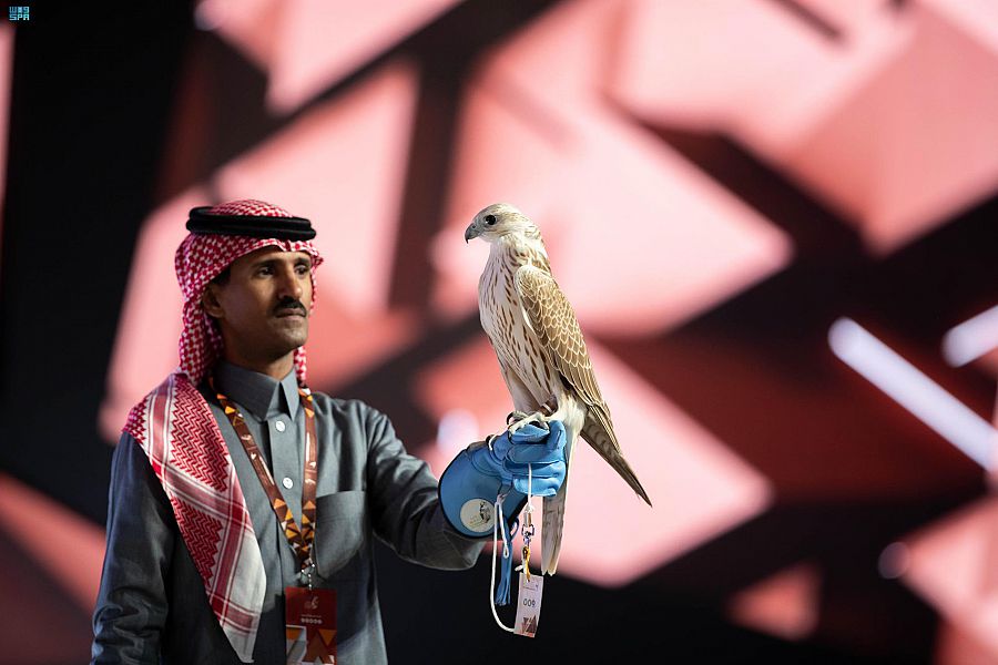 مهرجان الملك عبدالعزيز للصقور يتوّج الفائزين في اليوم الأول لمسابقة المزاين