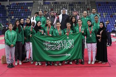 أخضر المبارزة ثاني العرب بـ 8 ميداليات
