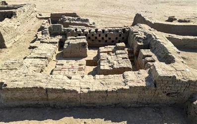 اكتشاف مدينة أثرية كاملة من العصر الروماني بمصر