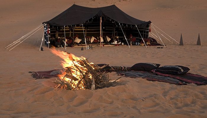 المخيمات البرية متنفَّس الشتاء لأهالي محافظة طريف