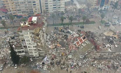 قمر صناعي صيني يلتقط صوراً لمركز الزلزال في تركيا