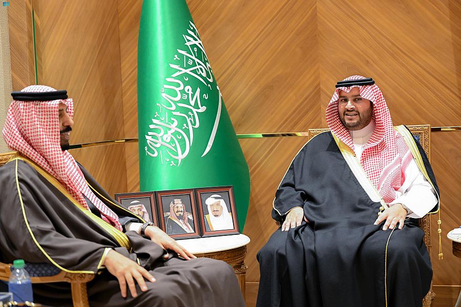 تركي بن محمد بن فهد يستقبل السفير الكويتي لدى المملكة