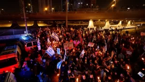 للأسبوع الثامن.. آلاف الإسرائيليين يحتجون على إصلاح القضاء
