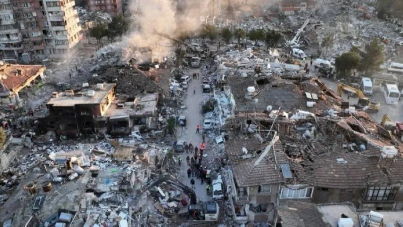 مصرع 6 أشخاص جراء الزلزال في ولاية هطاي التركية