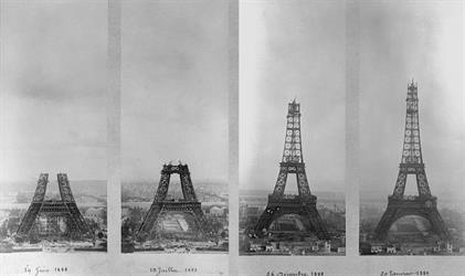 134 عاماً على إنشاء برج إيفل في باريس
