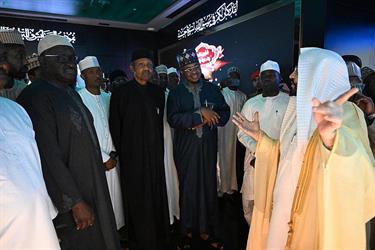 رئيس جمهورية نيجيريا يزور المتحف الدولي للسيرة النبوية بالمدينة المنورة