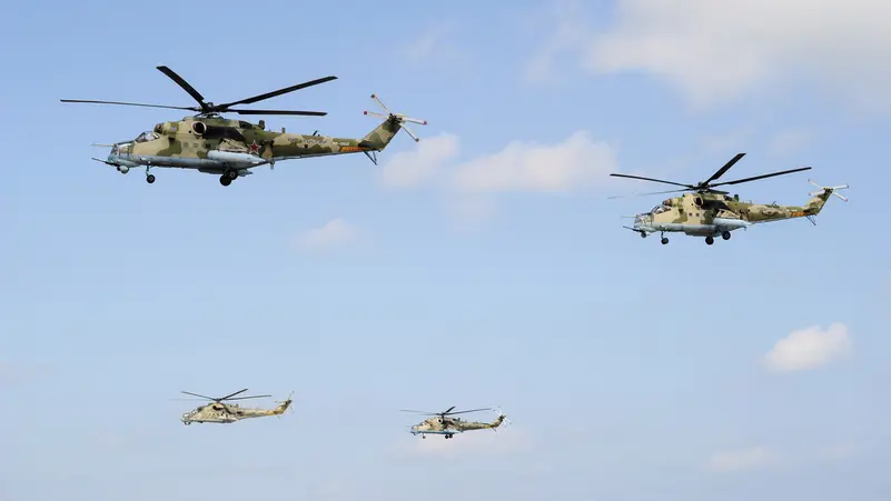 تحطم طائرة هليكوبتر روسية في القرم.. ومقتل طيارين