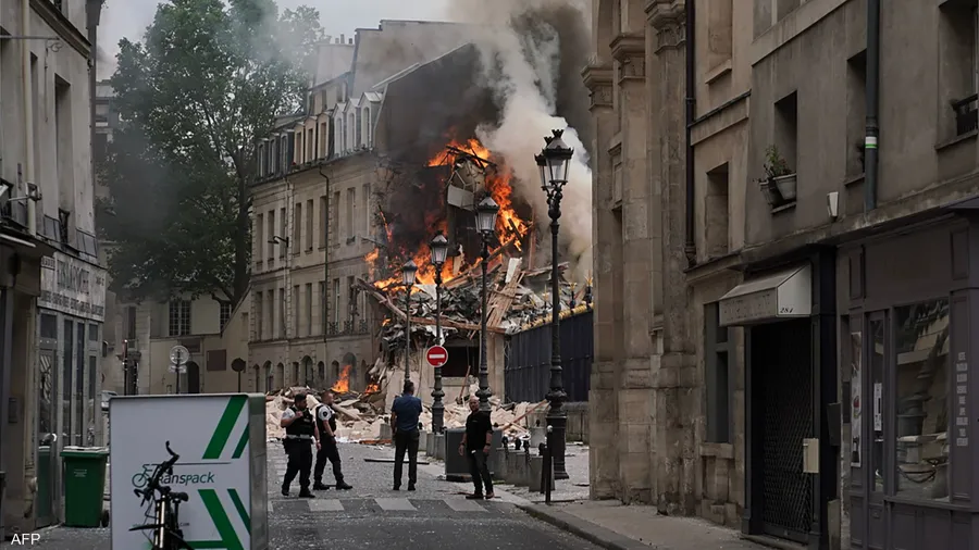 “انفجار غاز” في باريس.. 16 مصابا منهم 7 بحالة حرجة