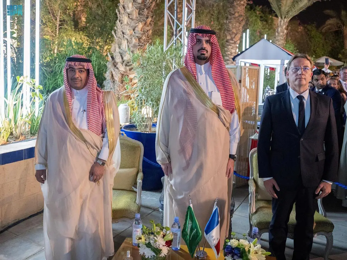 أمينِ منطقة الرياض يحضرُ حفلَ سفارة جمهورية فرنسا