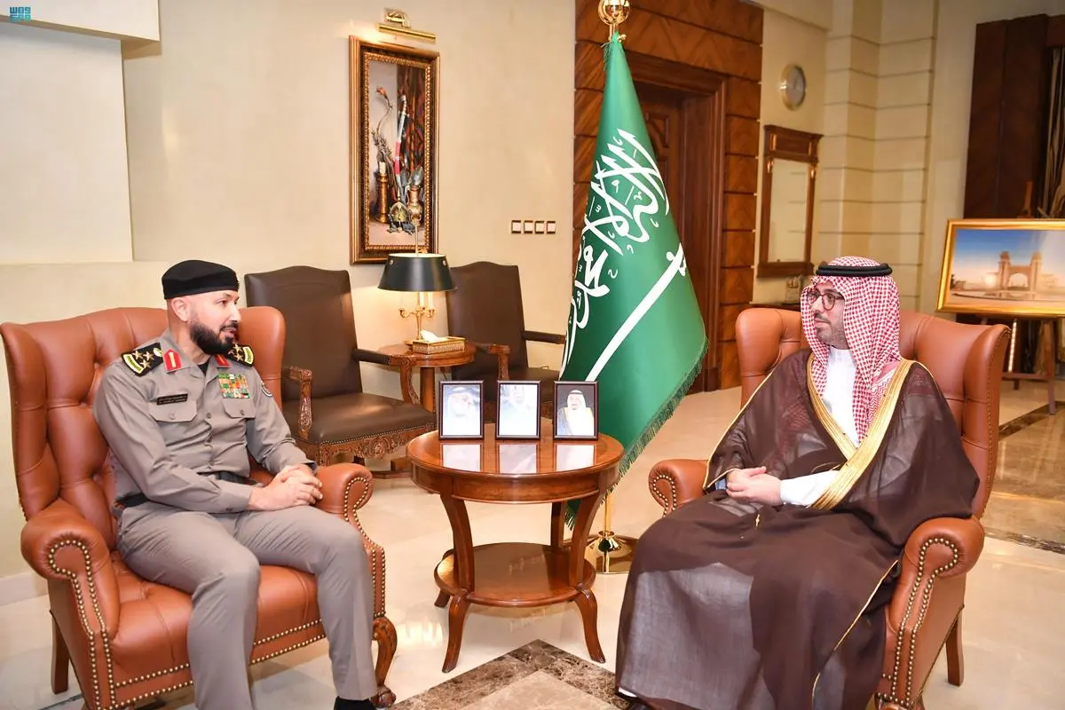 محافظ جدة يستقبل قائد القوة الخاصة لأمن الطرق بمنطقة مكة المكرمة