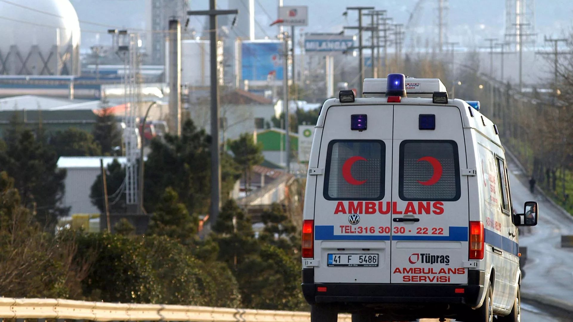 انفجار ضخم يهز ولاية كوجالي التركية… فيديو