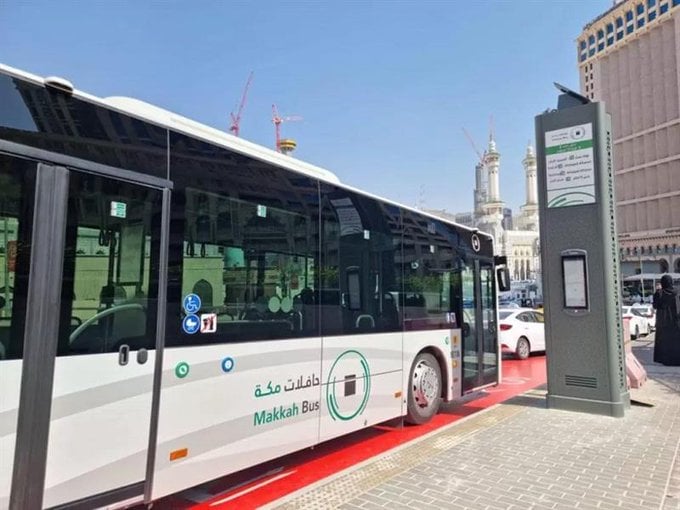 “حافلات مكة” يحقق أكثر من مليون ونصف رحلة خلال الفترة التجريبية