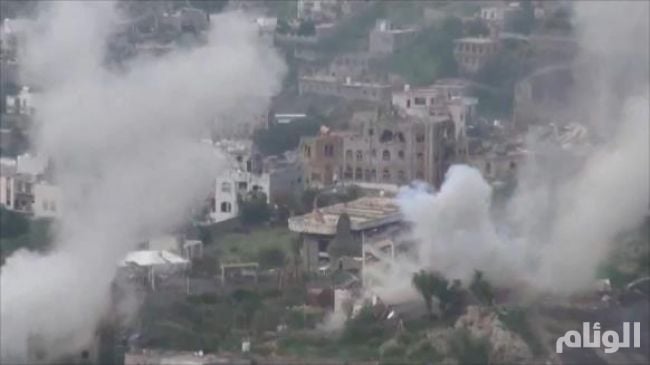 مقتل وإصابة 15 مدنياً في قصف للحوثيين على تعز