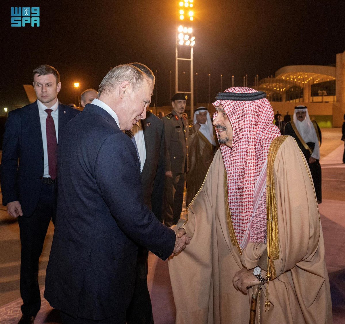 الرئيس الروسي يغادر الرياض