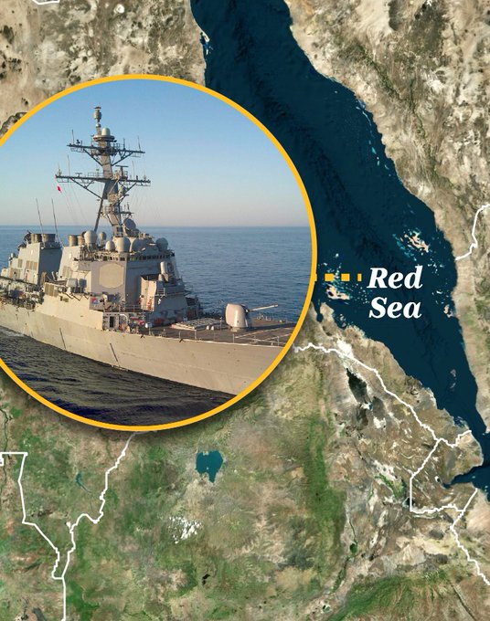 أدميرال أميركي: قارب حوثي مسير انفجر في البحر الأحمر على بعد أميال من الأسطول الأميركي