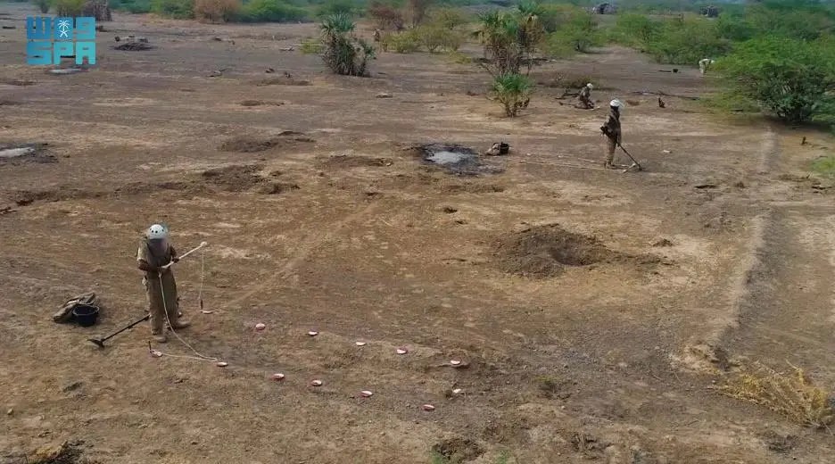 مركز الملك سلمان للإغاثة ينتزع 719 لغمًا عبر مشروع “مسام” في اليمن خلال أسبوع