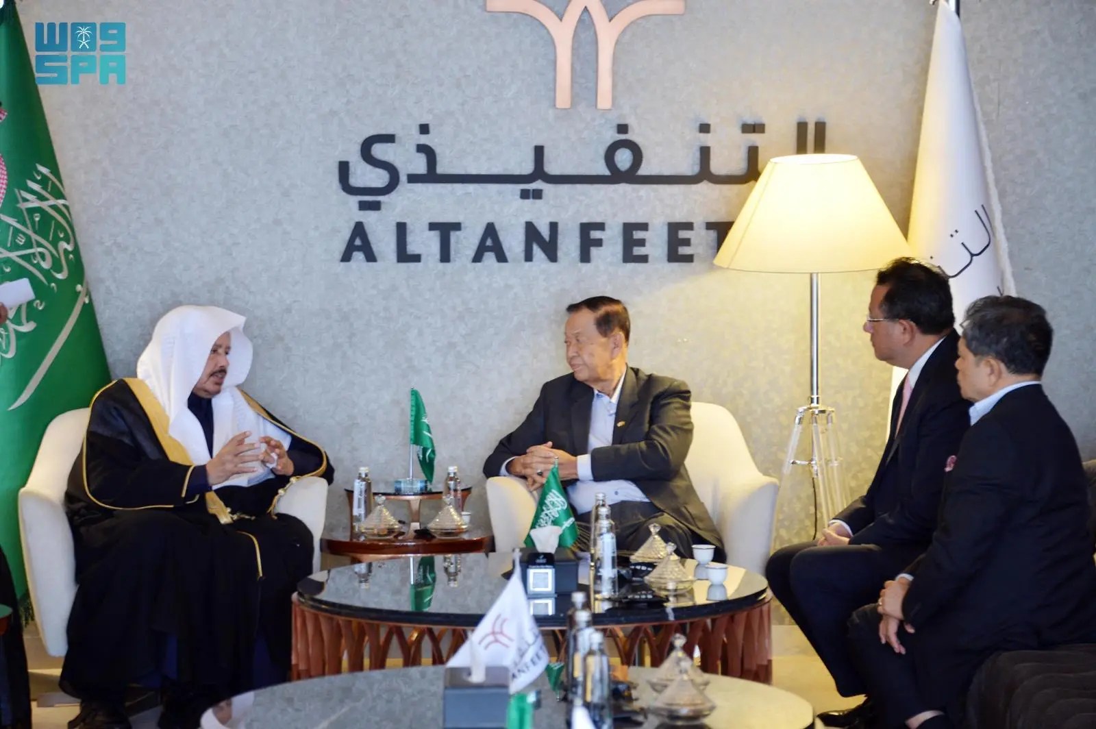 رئيس مجلس الشورى يستقبل رئيس المجلس الوطني التايلندي