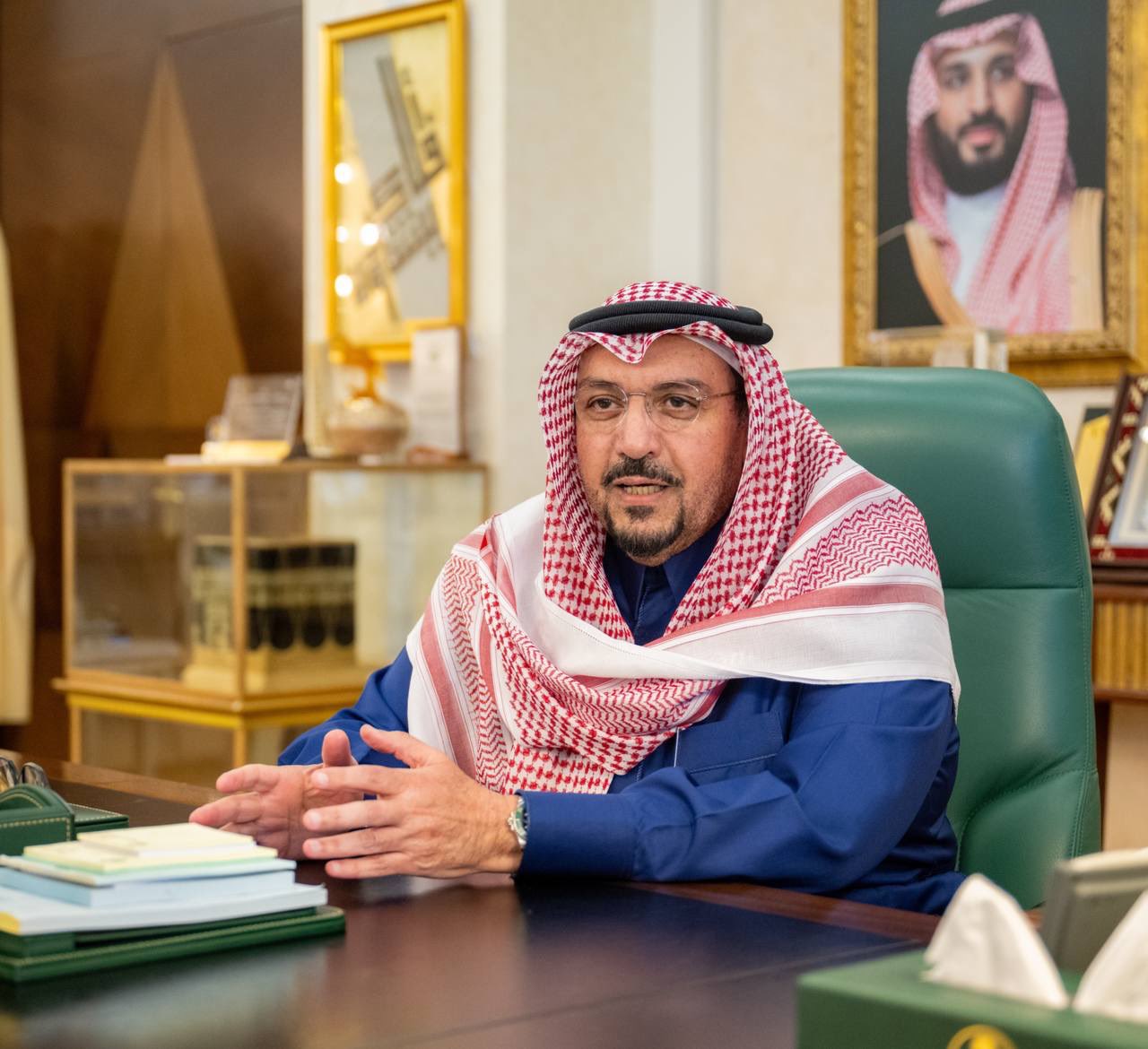 أمير منطقة القصيم يستقبل الدكتور عبدالله الصقر بمناسبة تكليفه وكيلاً لإمارة منطقة القصيم