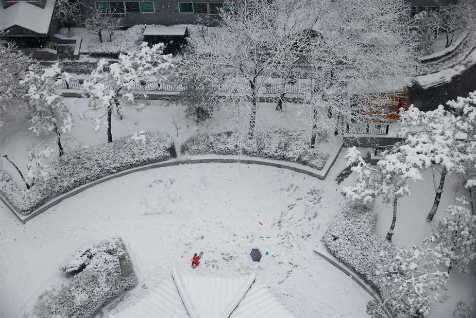 موجة باردة في كوريا الجنوبية تصل لـ21.7 درجة تحت الصفر