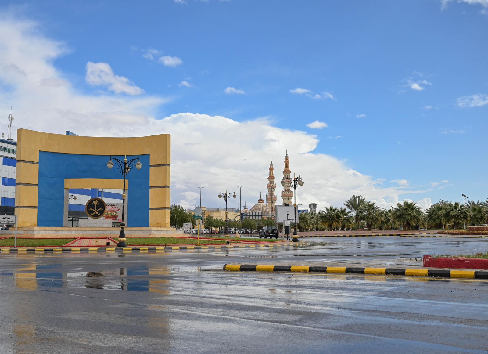 أمطار على عرعر