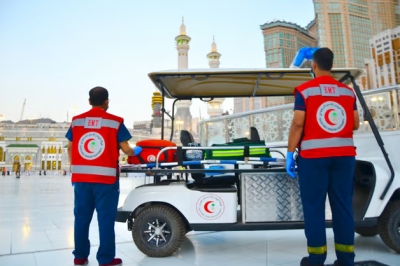 إعادة 'النبض' لمعتمر فقد الوعي بـ'الحرم'