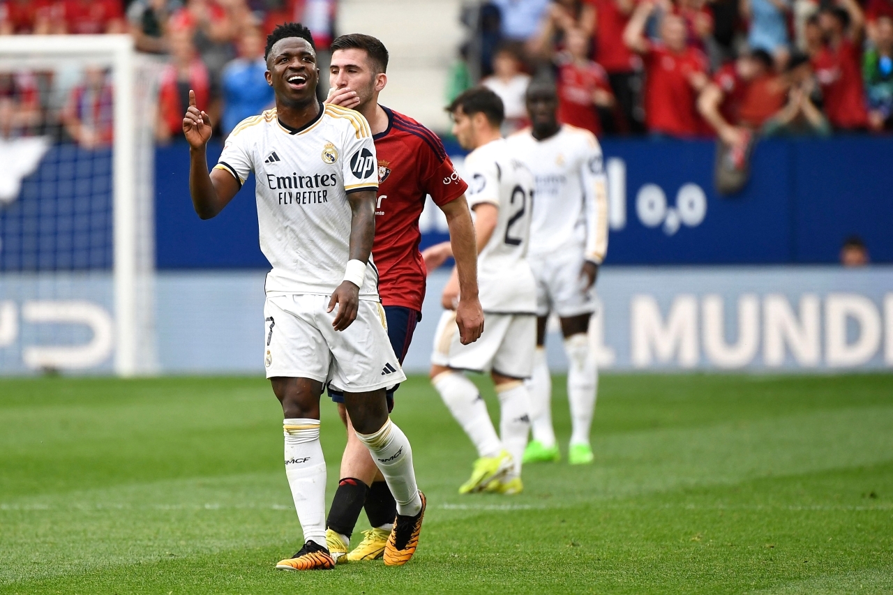 فينيسيوس يقود «الملكي» للنقطة 72 في الليغا