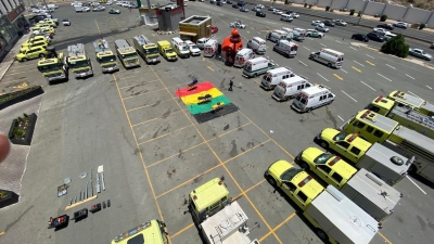 إصابتان بانهيار لجدار مبنى سكني بالطائف