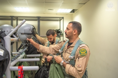 38 طلعة جوية 'سعودية' بـ'علم الصحراء'