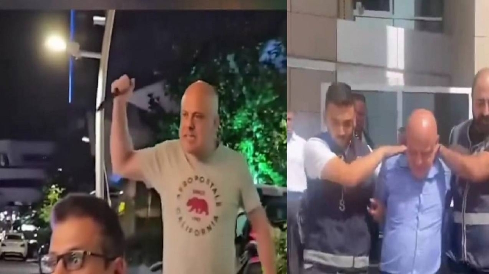 القبض على مواطن تركي هدد سياحاً خليجيين بالسكين