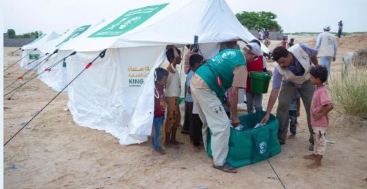 «سلمان للإغاثة» يقدم مساعدات إنسانية طارئة للمتضررين من السيول والأمطار في اليمن