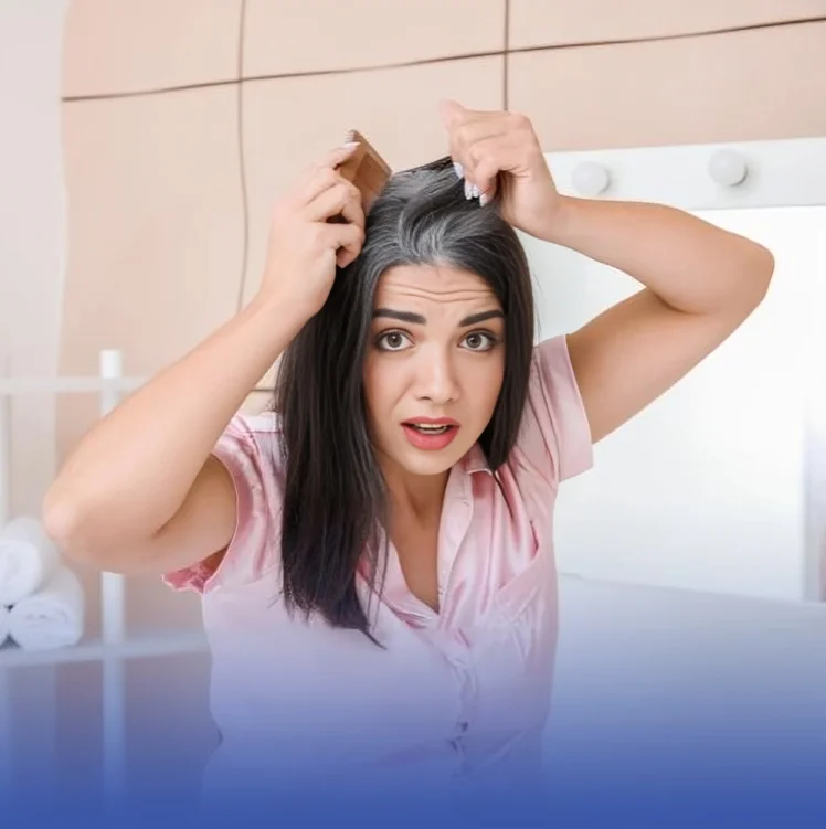 7 أسباب تؤدي لظهور شيب شعر الرأس