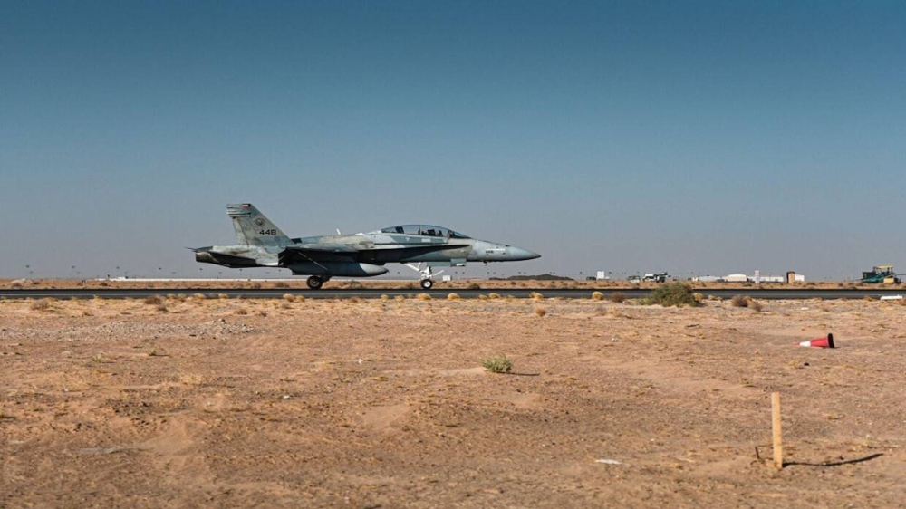 سقوط طائرة حربية ومقتل قائدها في الكويت