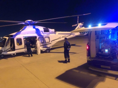 إخلاء طفلة أُصيبت بعارض صحي حرج من الكويت