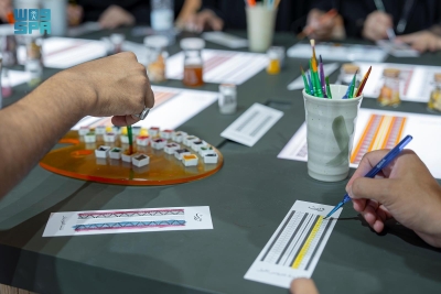 'ورث' يستعرض فنّ السدو بمعرض الرياض للكتاب