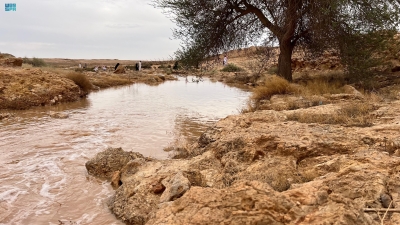 الحالة المطرية مستمرة على عدة مناطق