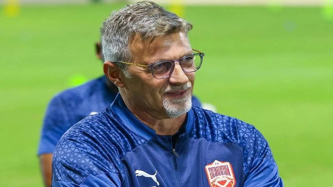 مدرب البحرين: الأخضر عقبة صعبة في طريقنا نحو اللقب الخليجي