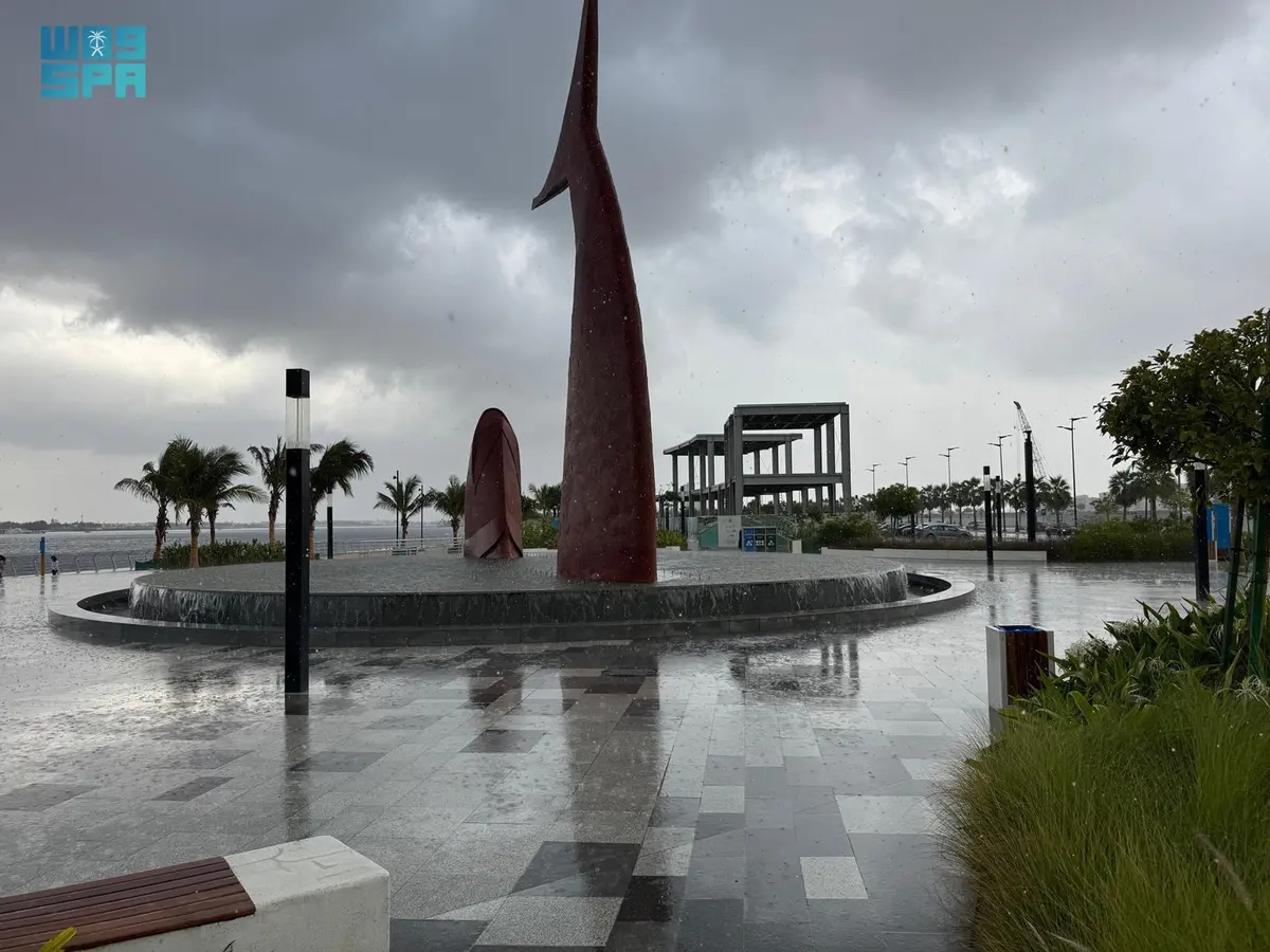 أمطار على مدينة جدة