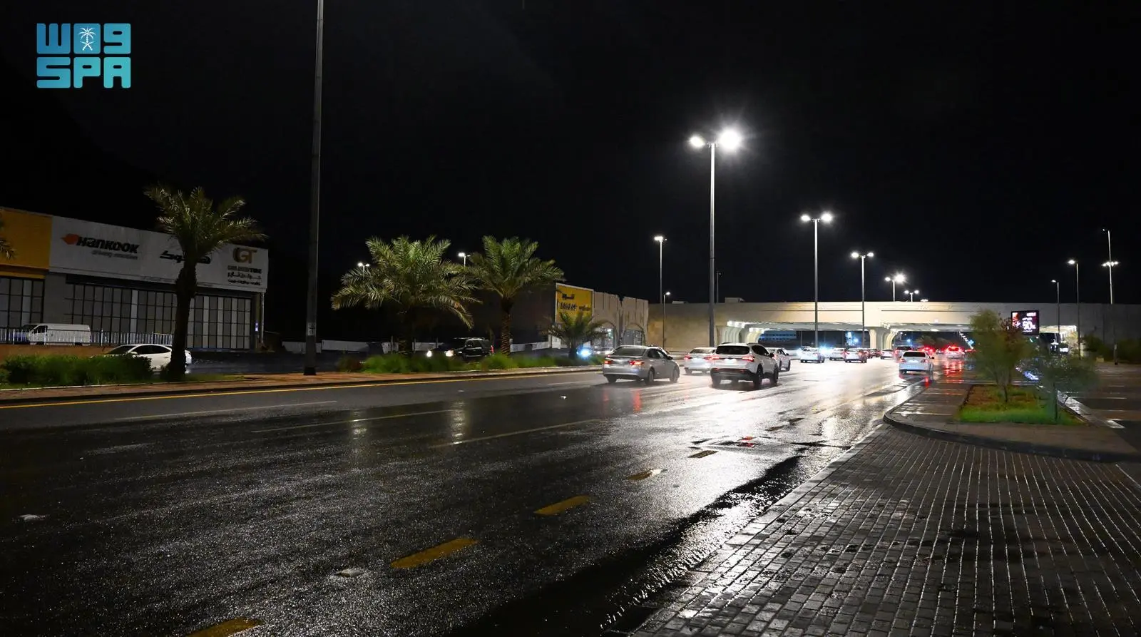 هطول أمطار على المدينة المنورة