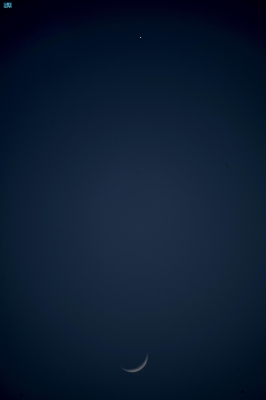 اقتران ثلاثي بديع في سماء الحدود الشمالية